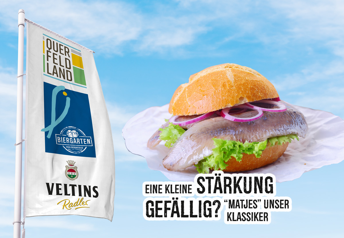 Herzlich willkommen im Fisch-Biergarten!
