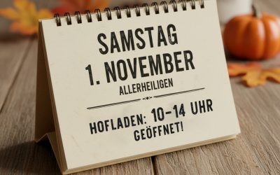 Öffnungszeiten an Allerheiligen